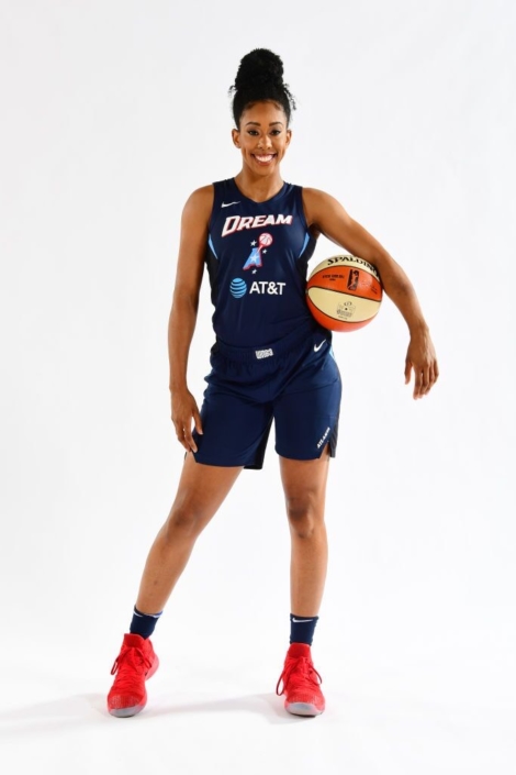 WNBA Forward Monique Billings Atlanta Dream